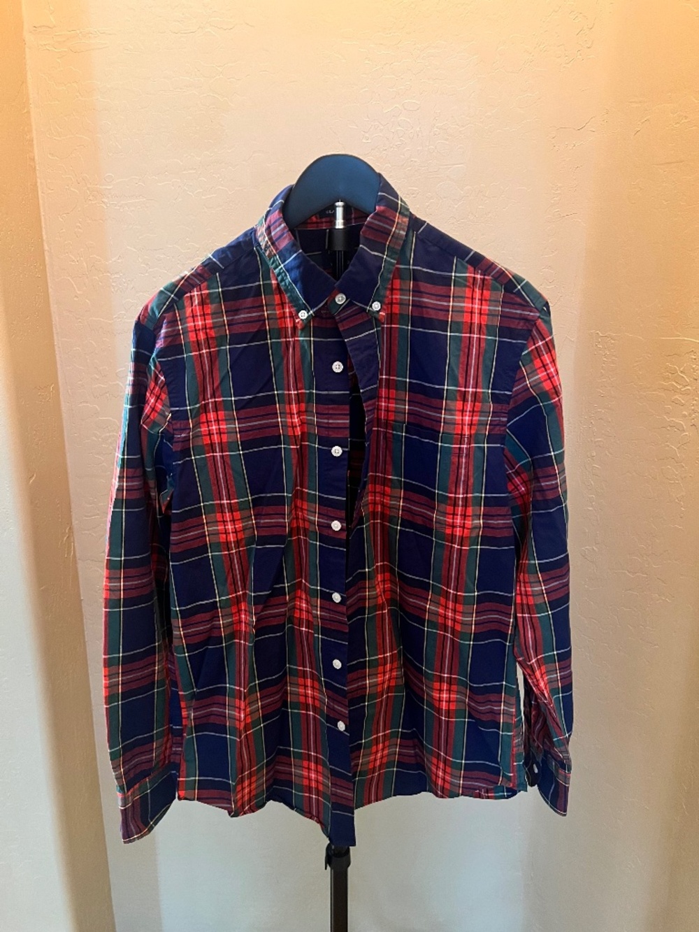 JCrew men dress shirt M holiday